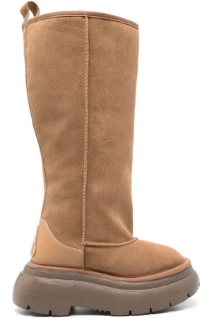 R13 Stivali chunky in shearling