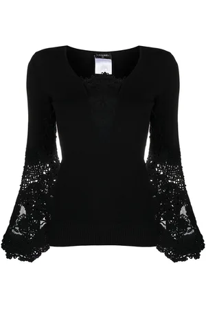 CHANEL Maglione con dettaglio all