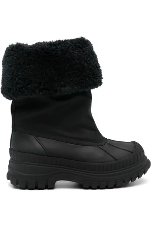 Ganni Stivali con finto shearling