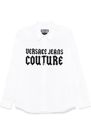 VERSACE Camicia con logo gotico