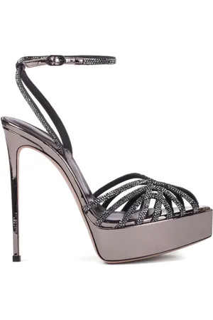 LE SILLA Sandali Divina con cristalli 14mm