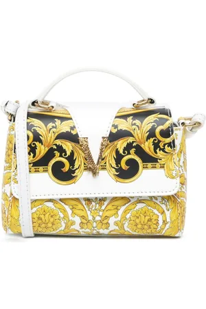 VERSACE Borsa a tracolla Baroque Virtus in pelle 2010-2023