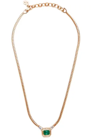 Dior Collana a catena con strass