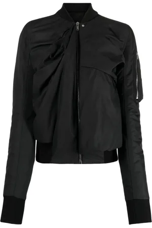Rick Owens Bomber Ripple drappeggiato