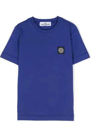 Stone Island T-shirt con applicazione Compass