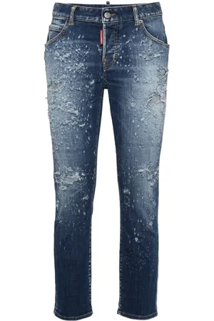 Dsquared2 Jeans slim con effetto vissuto