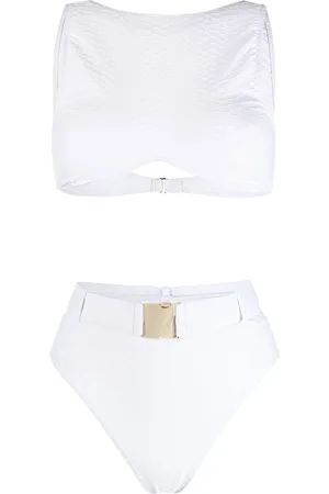 Noire Swimwear Bikini a vita alta con cintura
