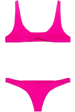 The Attico Bikini con logo gommato