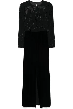 Emporio Armani Abito lungo con strass
