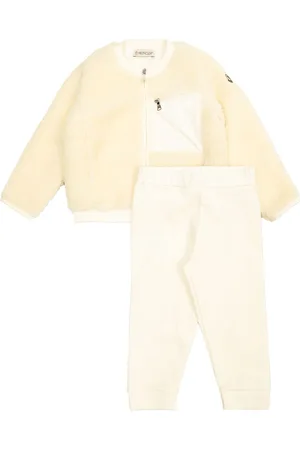 Moncler Set pantaloni con ricamo