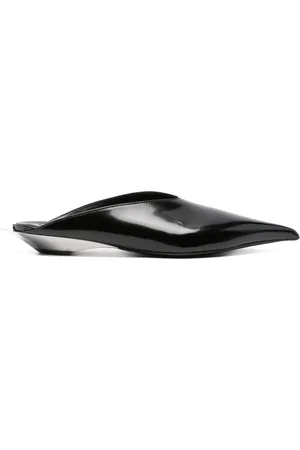 MUGLER Mules con suola piatta