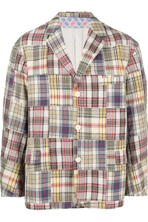 VISVIM Giacca con design patchwork