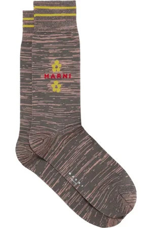 Marni Calzini con logo a intarsi