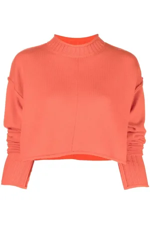 Sportmax Maglione a coste crop