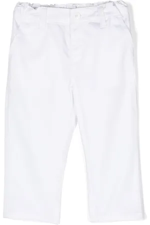Emporio Armani Pantaloni con placca logo