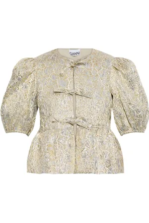 Ganni Blusa lam??