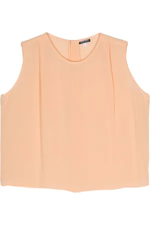 Giorgio Armani Blusa con pieghe anni 