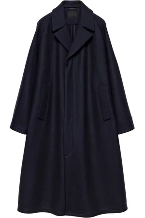 Prada Cappotto con logo a triangolo