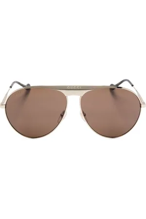 Gucci Occhiali da sole con montatura stile pilota