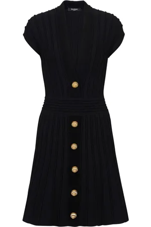 Balmain Abito corto con bottoni