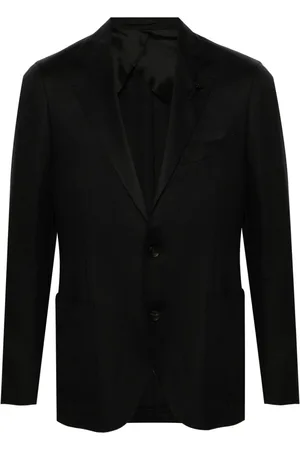 LARDINI Blazer monopetto con revers a lancia