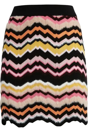 Missoni Minigonna con motivo a zigzag