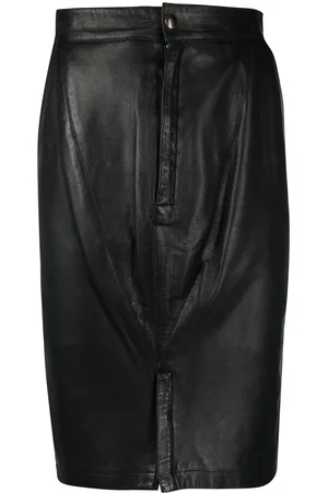 Alaïa Gonna in pelle anni 
