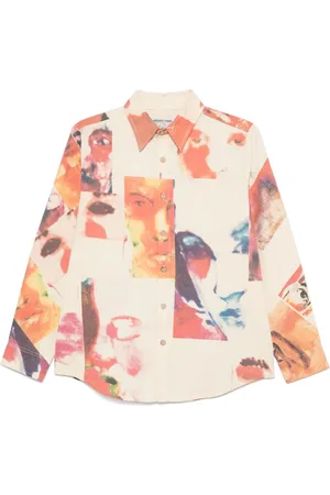 KIDSUPER STUDIOS Camicia Collage Faces