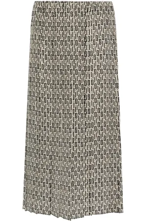 Fendi Gonna midi con stampa grafica