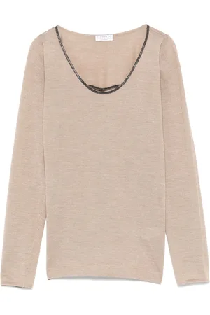 Brunello Cucinelli Top con perline