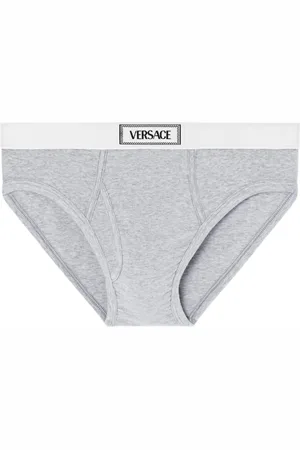 VERSACE Slip con logo anni 