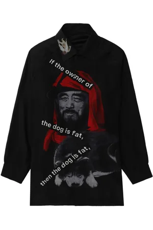 YOHJI YAMAMOTO Camicia con stampa