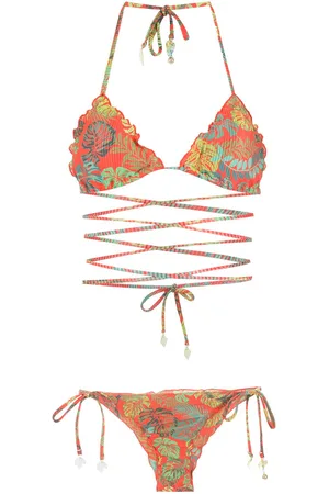 AMIR SLAMA Bikini con stampa
