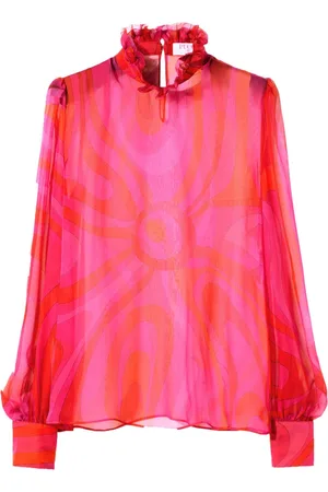 Puccini Blusa semi trasparente