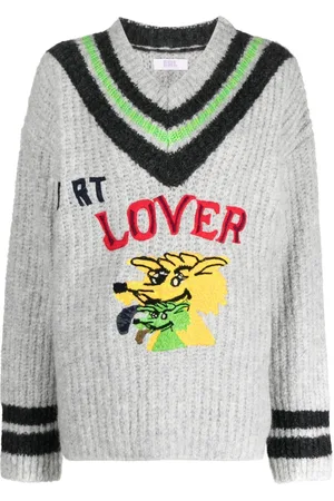ERL Maglione con scollo a V