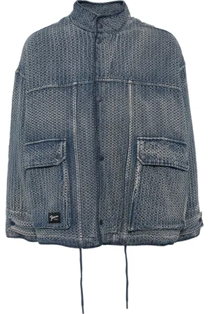 FIVE CM Giacca denim con inserti