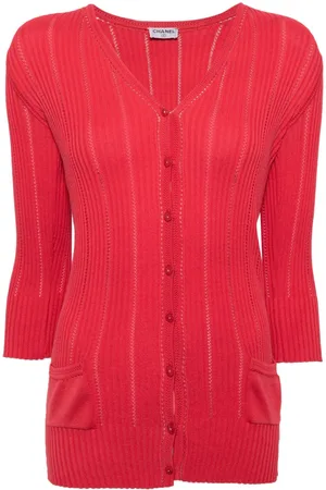 CHANEL Cardigan con strass anni 