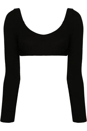 Bond Eye Top bikini Sera con effetto increspato