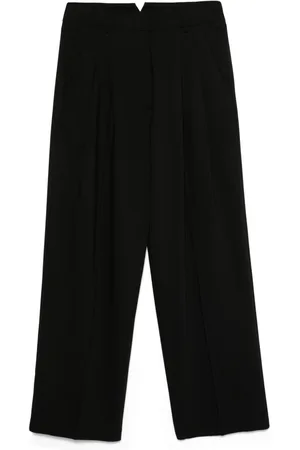 FORTE FORTE Pantaloni con pieghe invertite