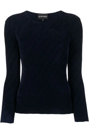 Emporio Armani Maglione con motivo chevron
