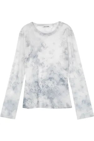Low Classic Top con fantasia astratta