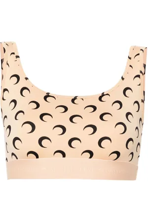 Marine Serre Top con stampa Crescent Moon