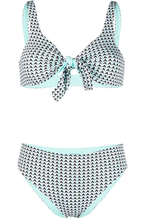 FISICO Set bikini con stampa geometrica