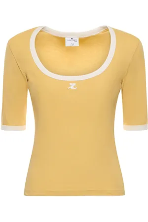 Courrèges T-shirt Holistic a contrasto