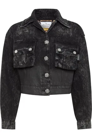 Philipp Plein Giacca denim crop
