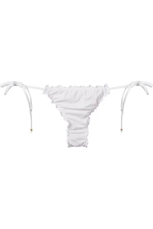 AMIR SLAMA Ruffled trim bikini bottom