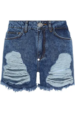 Philipp Plein Shorts denim a vita media