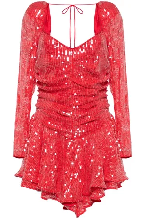 ROTATE Abito corto con paillettes