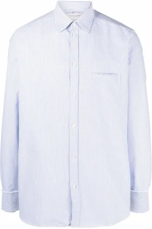 Golden Goose Camicia a righe con ricamo