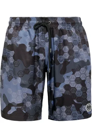 Philipp Plein Costume da bagno con monogramma
